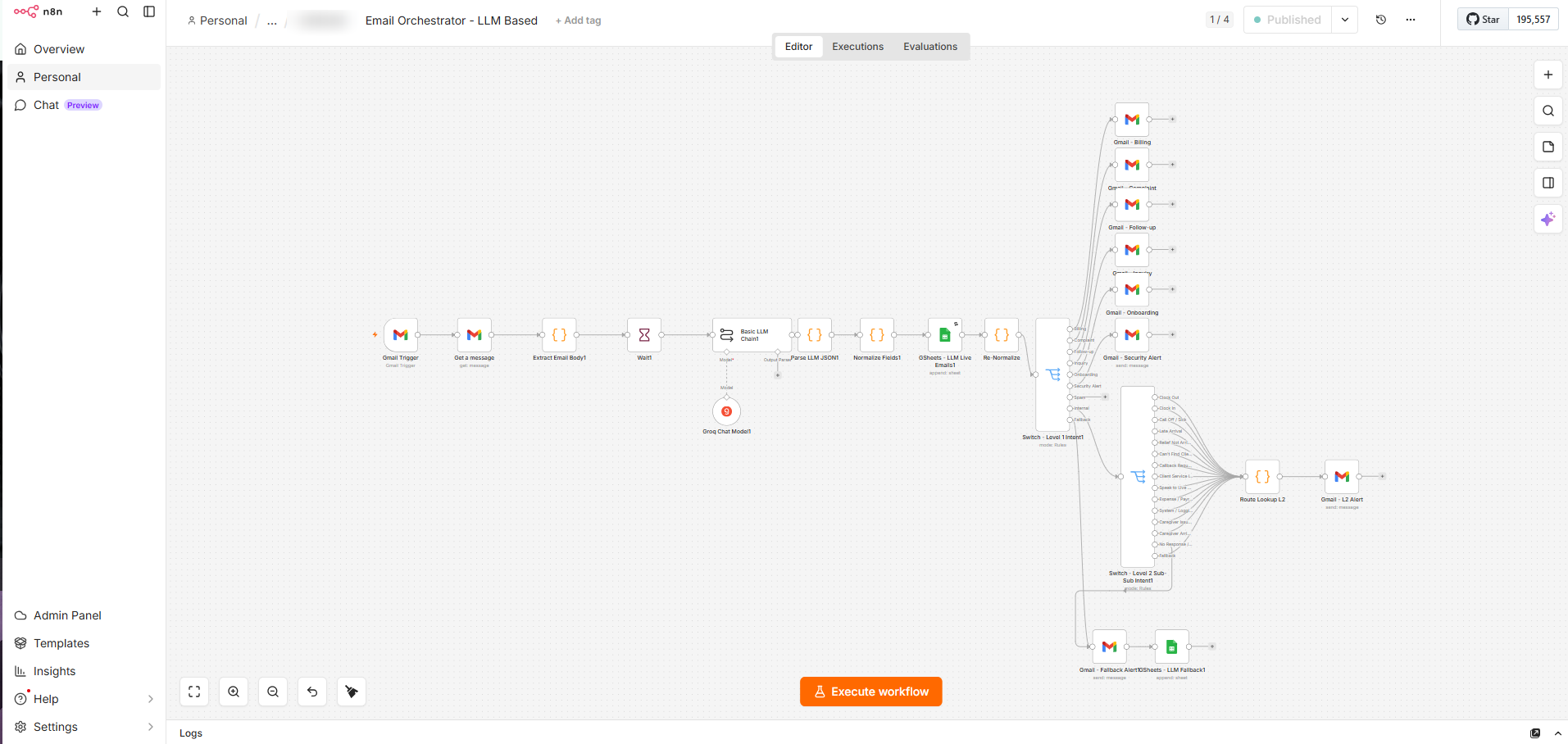 Email Orchestrator - LLM Based